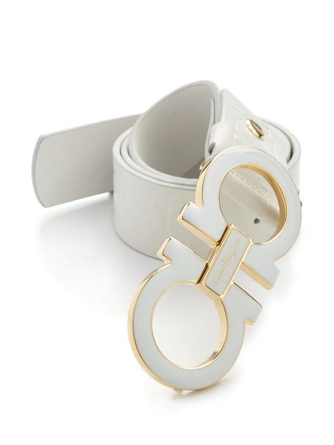 cheap all white ferragamo belt|ferragamo men belt sale clearance.